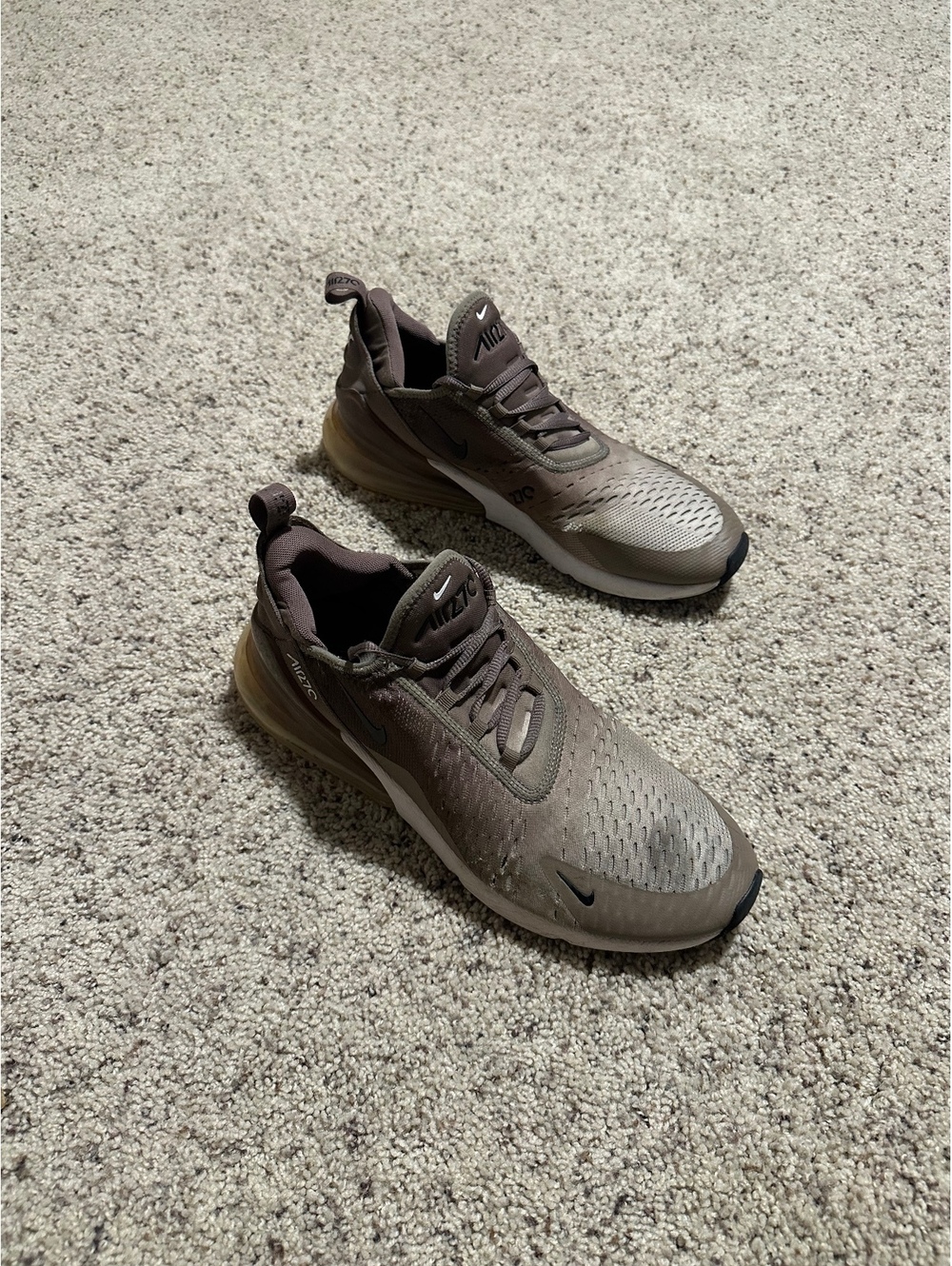 Nike Air Max 270 Brown Sneakers Size 10.5